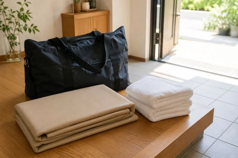 出張施術の持ち物リスト｜訪問先で必要になるもの