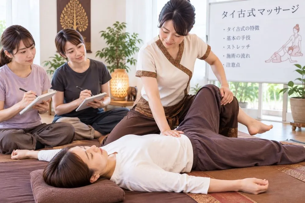 タイ古式トータルボディセラピスト インストラクター/講師 W講座｜通信